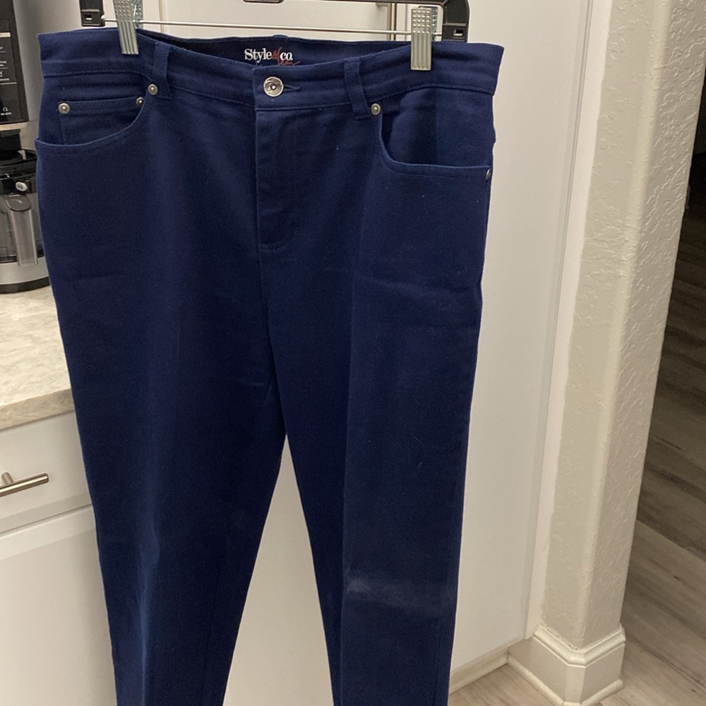 Style & Co. Dark Blue Skinny Jeans